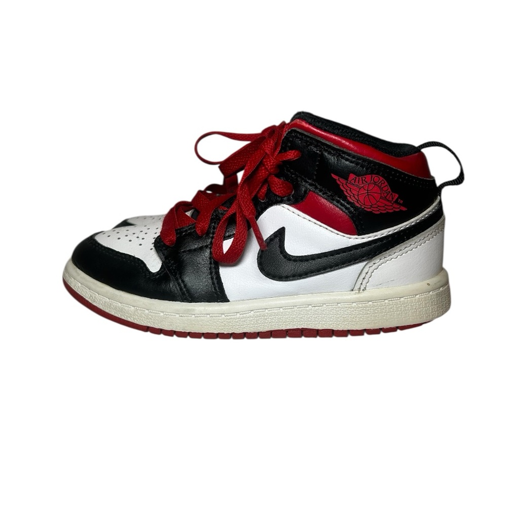 Jordan Kids Shoes Black Red White